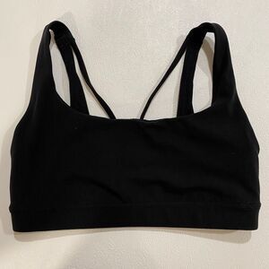 Athleta Black Strappy Sports Bra Women’s Size S